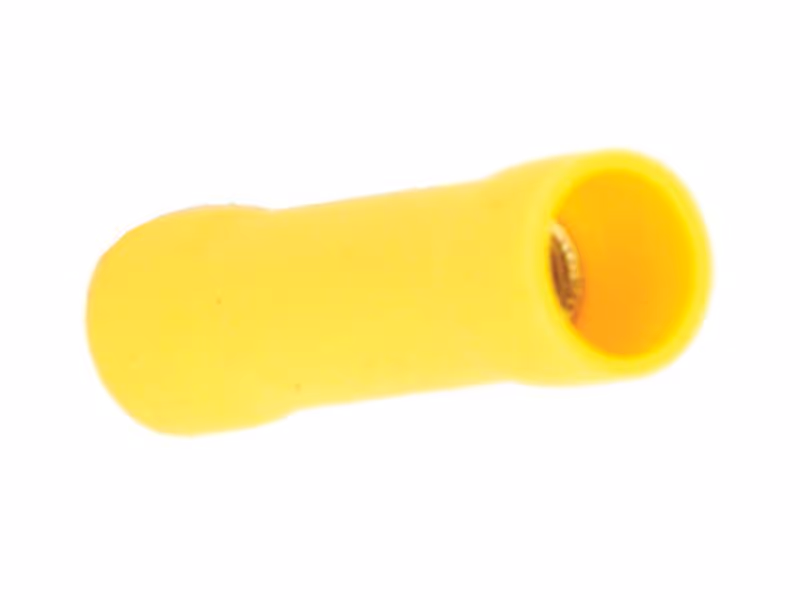 Cosses raccord isolé, Standard Grip, 5.0mm, jaunes (4.0 - 6.0mm) - Vendu par 100
