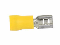 Cosses, Standard Grip - Femelle, 6.3mm, jaunes (4.0 - 6.0mm) - Vendu par 100