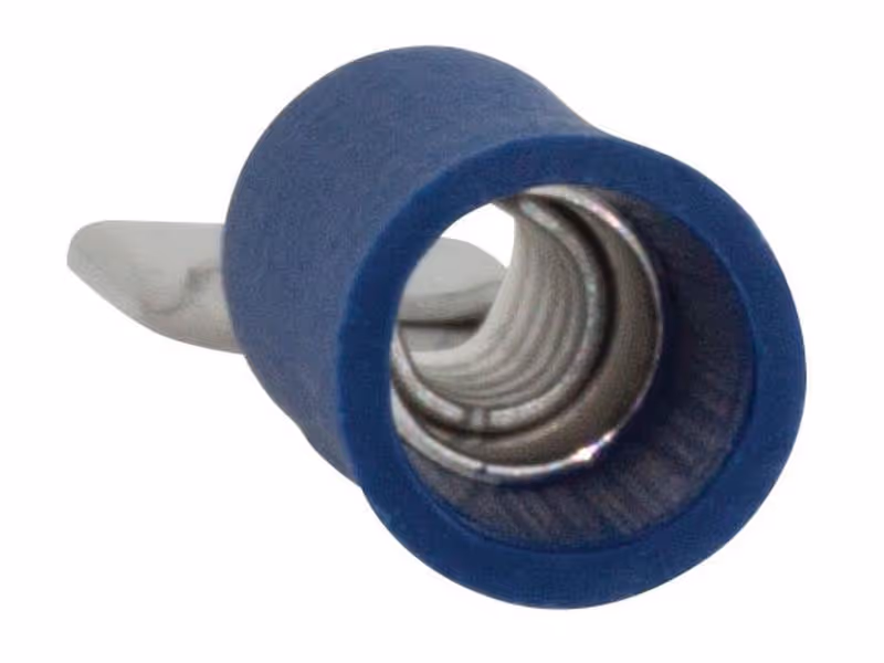 Cosses, Standard Grip - Mâle, 6.3mm, bleues (1.5 - 2.5mm) - Vendu par 100