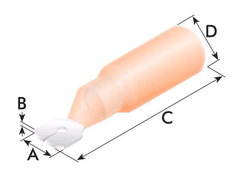 Cosses thermo. mâle Rouge - Vendu par 10