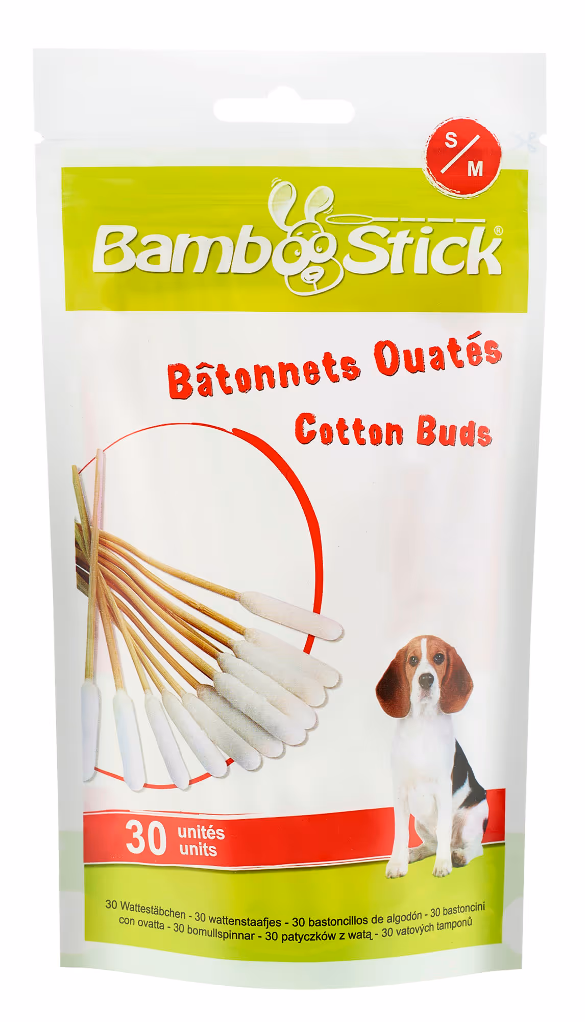 Cotons de tige Bamboo Stick 30 pièces