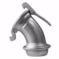 Coude 45° male-femelle type ferrari ø 150