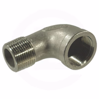 Coude 90° inox F/M 2"