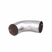 COUDE, CHROME OD-ID À 90 DEGRÉS 5 POUCES (127 MM) J190004 - Donaldson