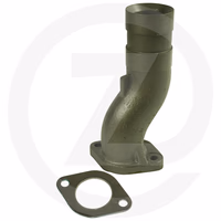 Coude d'echappement avec joint
