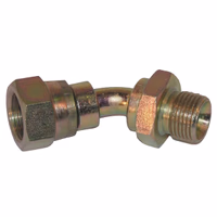 Raccord coudé 45° mâle x femelle 1/2''