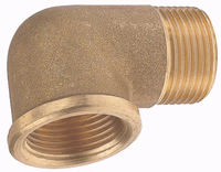 Coude Laiton Mâle Femelle 3/4"