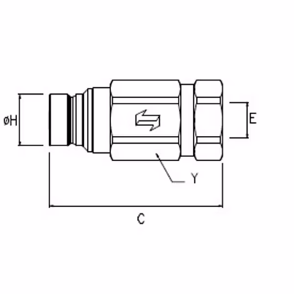 Coupleur hydraulique face plate Male FFH08 12GAS | Faster
