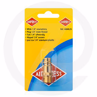 Coupleur male euro - blister filet exterieur 1/4''