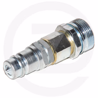 Coupleur male - male 1/2 gaz a clapet m36 x 2,0 - coupleur 20,5mm