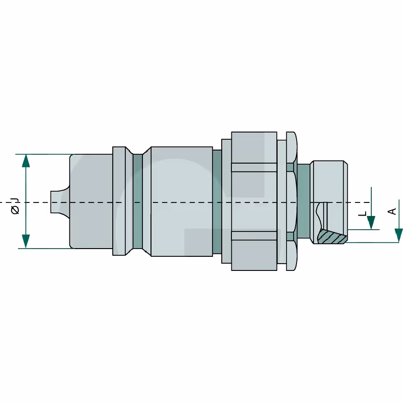 Coupleur rapide 1/2' M30x2.00