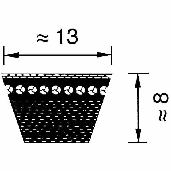 Courroie AX39 - LP1030