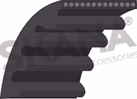 COURROIE CRANTEE 1/2 1118MM