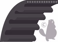 COURROIE CRANTEE 1434MM ->PL