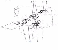Courroie entrainement convoyeur CNH 8050-8060 393326 adaptable