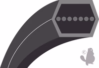 COURROIE HEXAGONALE 1/2 56-3/8POUCES