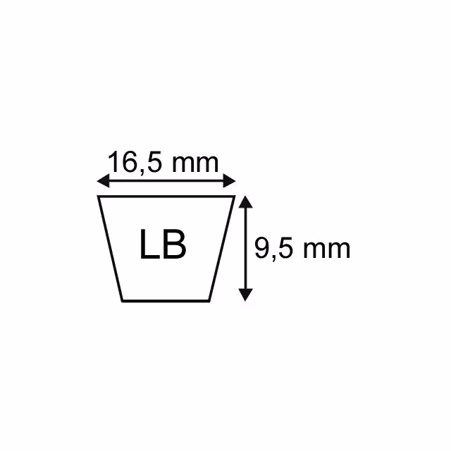 Courroie lb45 (5l46) origine mitsuboshi