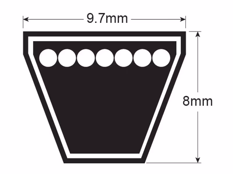 Courroie SPZ1387