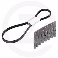 Courroie trapézoïdale double 10 x 1450 la