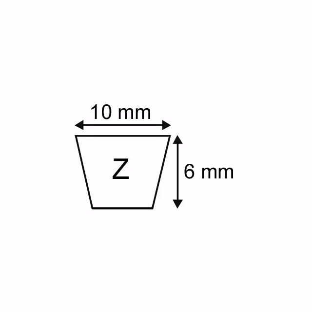 Courroie trapezoidale lisse z43,5 origine mitsuboshi