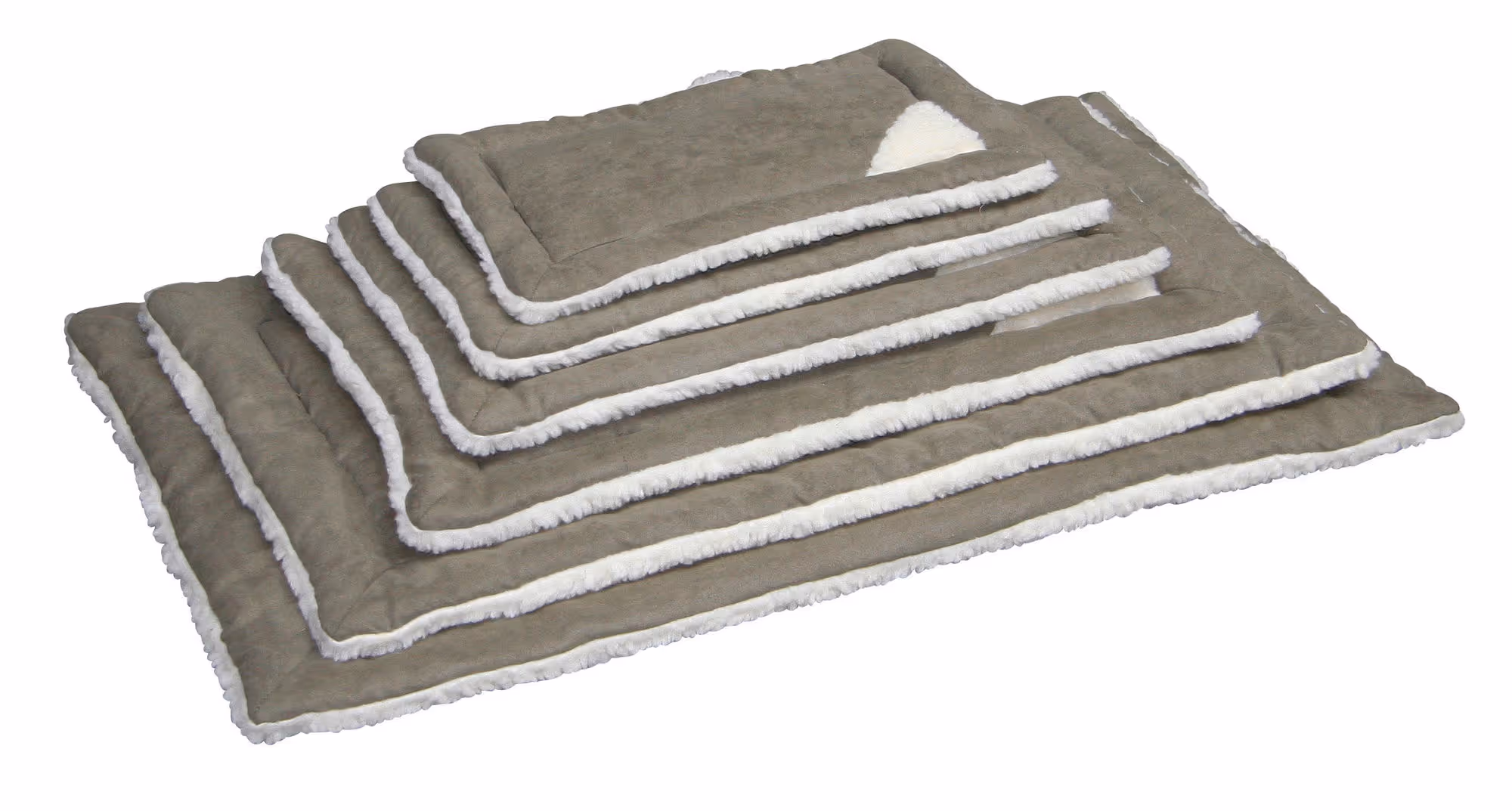 Coussin Cleo gris/blanc, 84X51cm