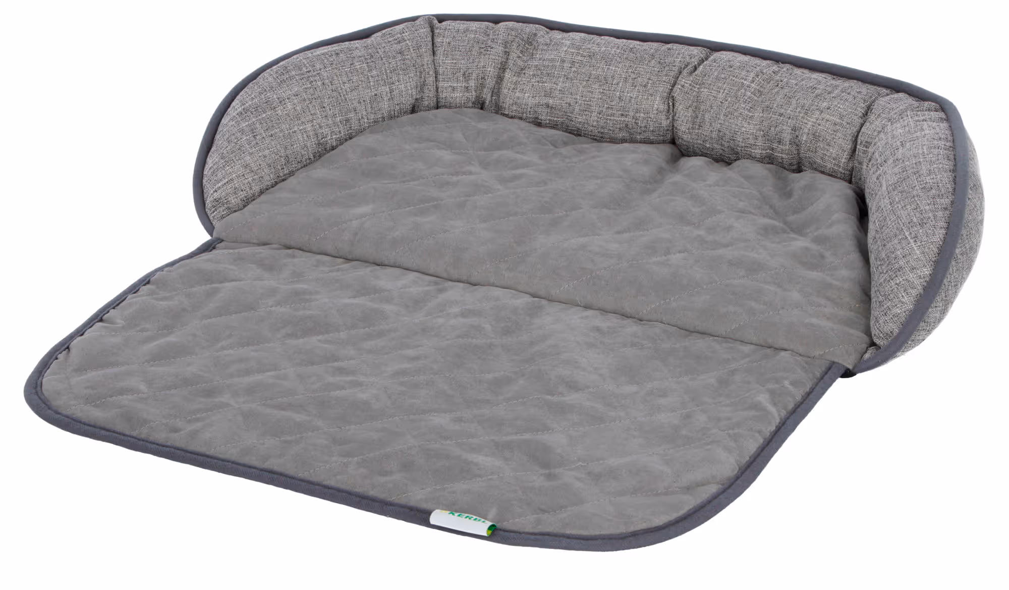 Coussin de canapé Emalia gris, 60X40X12cm