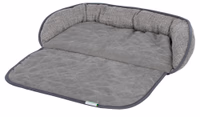Coussin de canapé Emalia gris, 60X40X12cm