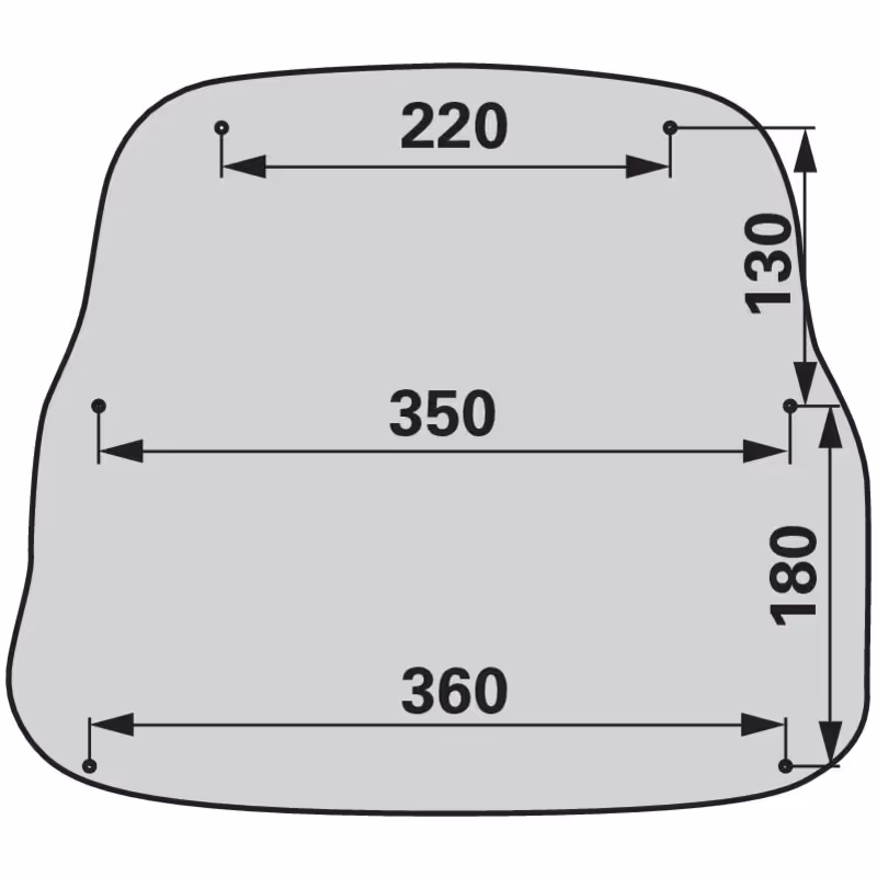 Coussin dossier PVC de siège Grammer MSG30