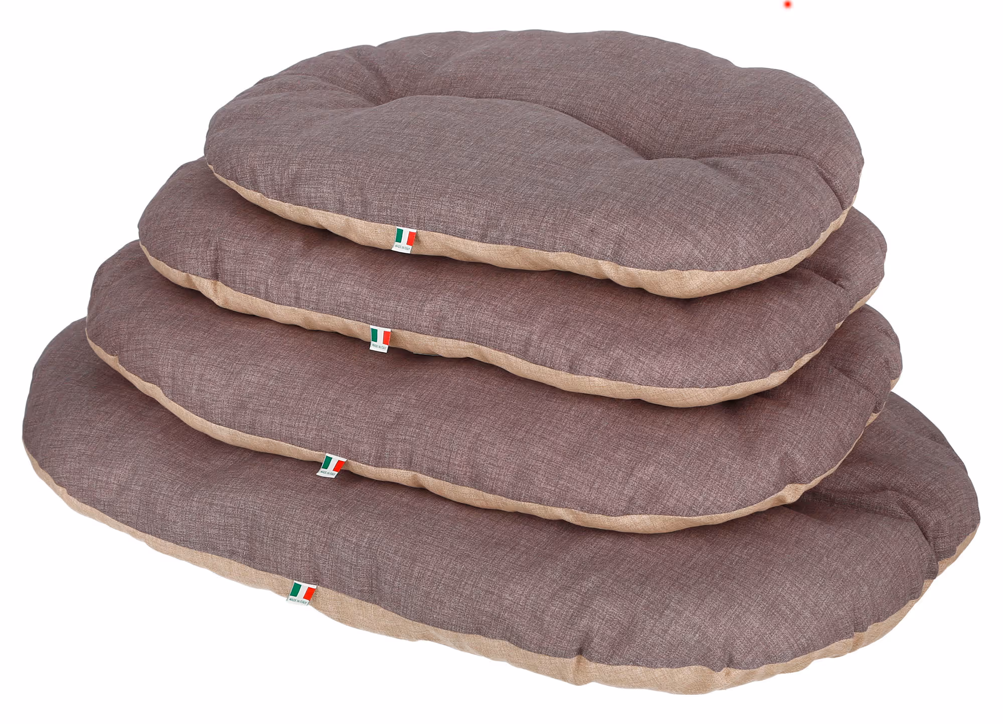 Coussin Loneta beige/gris, 82X57cm