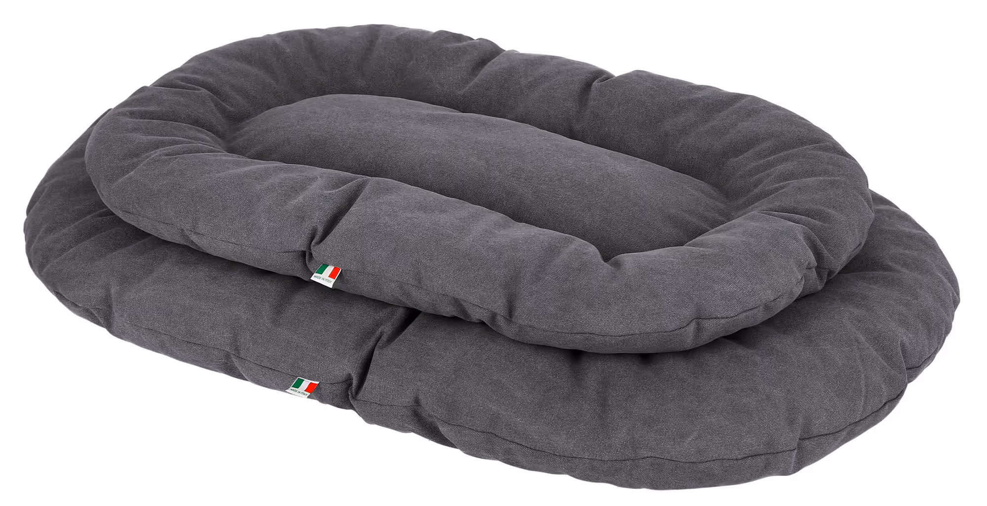 Coussin Lucca gris, 80X54cm