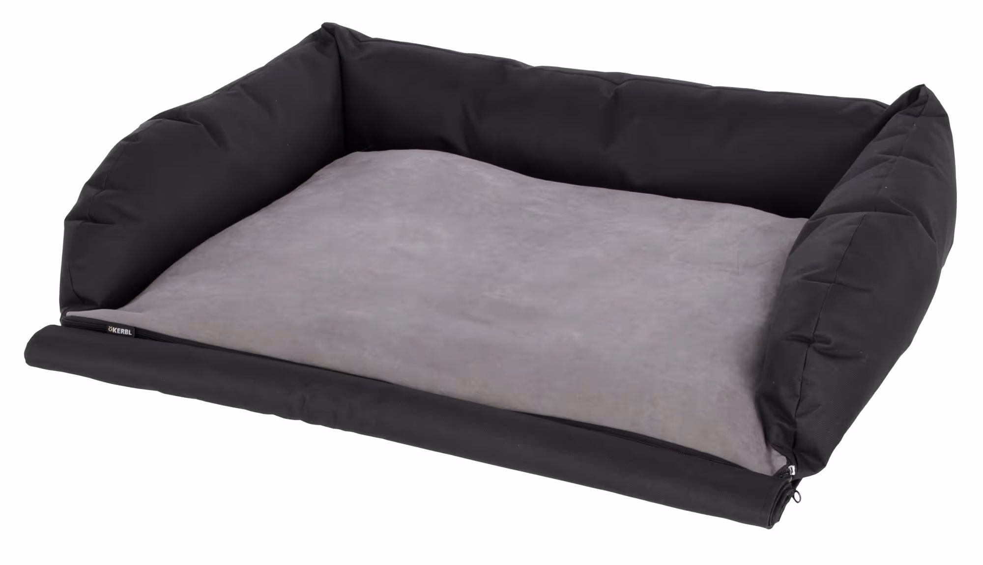 Coussin pour coffre gris/noir, 95X75cm