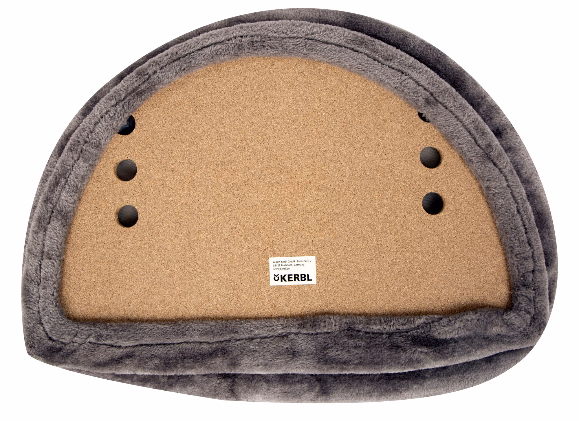 Coussin pour fenêtre gris, 55X35x10cm