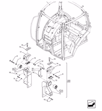 Coussin suspension cabine CNH