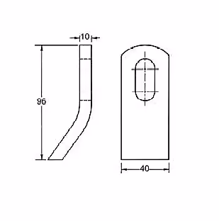 Fleau broyeur Forges Gorce 360.15.089, 103070, 10SMC100 Adaptable