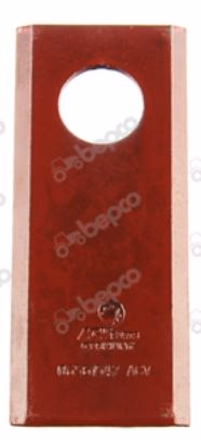 Couteau de faucheuse Galfré 98x40x3 mm Ø19 mm