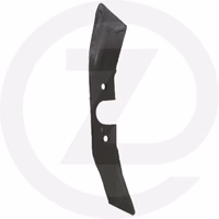 Couteau de herse à bêche rotative  Droit, torsadé