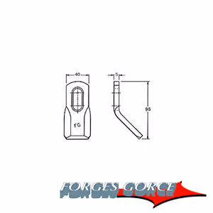 Fleau broyeur Forges Gorce 0901193, BG58 Adaptable