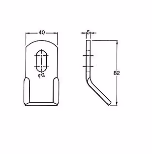 Fleau broyeur Forges Gorce 0901133, 103006, BG59-C Adaptable