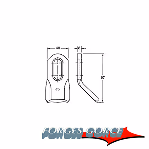 Fleau broyeur Forges Gorce 5.254.49, 103052, TX95 Adaptable