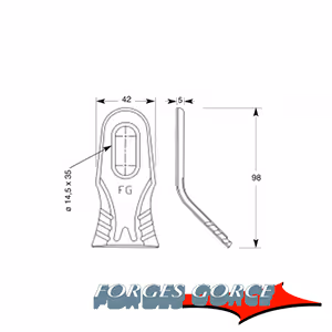 Fleau broyeur Forges Gorce FM48B Adaptable