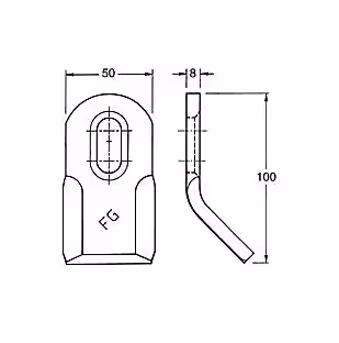 Fleau broyeur Forges Gorce forestier 123692, SM58 Adaptable