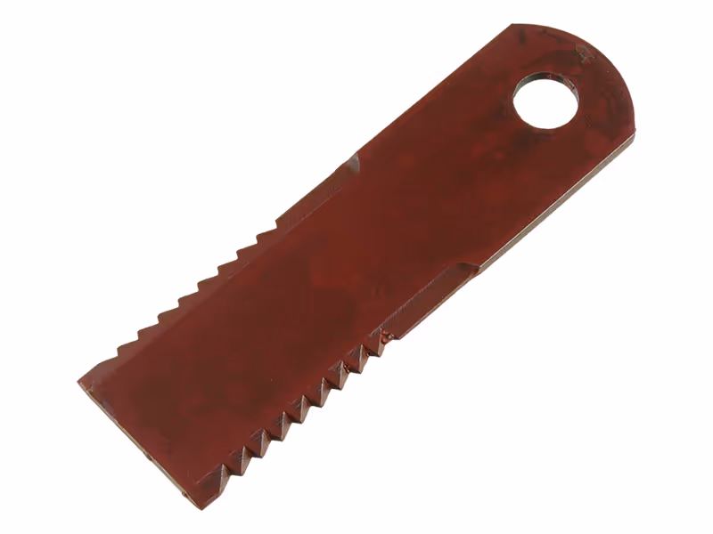 Couteau hache-paille, crenele 173 x 50 /ø trou 18 mm 