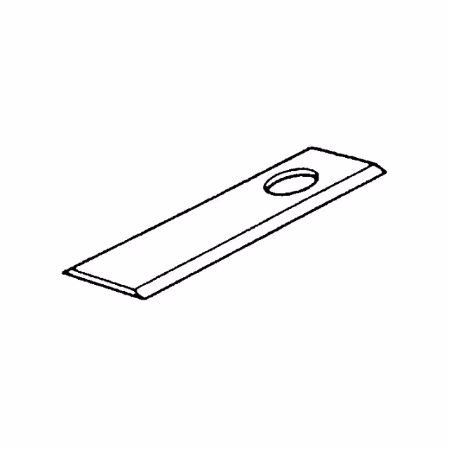 COUTEAU PLAT 40X3X90 MM TROU 19 MM ORIGINE PZ MT52