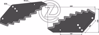Couteau de mélangeur de fourrage Shelbourne-Reynolds 61481202 Adaptable