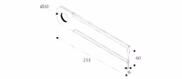 COUTEAU S/ BEC CNH 233X60 2BIS GH
