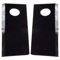 COUTEAU VRILLE DROIT GAUCHE 45X4X96 MM TROU 19 MM TYPE KRONE 1466901/1466911 BLISTER DE 8