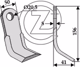 Fleau broyeur Adaptable