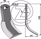 Fleau broyeur Adaptable