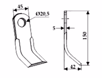 Fleau broyeur Adaptable