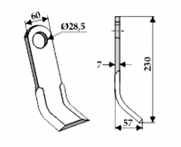 Fleau broyeur Adaptable
